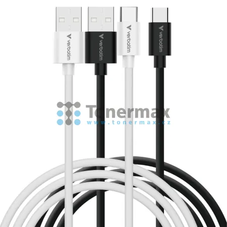 Sada kabelů Verbatim Essentials USB-A na USB-C, 18 W, 1 m, 2 ks Sada kabelů Verbatim Essentials USB-A na USB-C, 18 W, 1 m, 2 ks