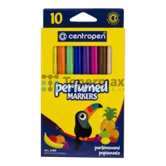 Sada popisovačů Centropen Perfumed 2589, 2-3 mm, parfémované, válcový hrot, 10 ks