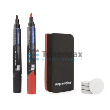 Sada Start Magnetoplan OPTIMAL, 2 ks popisovače, magnetická stěrka a 4 magnety
