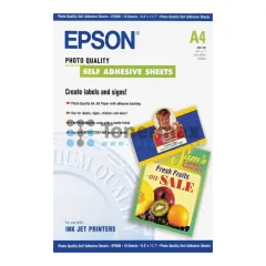 Samolepicí fotopapír Epson C13S041106, A4, 167 g/m2, 10 ks