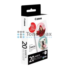 Samolepicí kulaté fotonálepky Canon ZP-2030-2C, termální, 40 ks