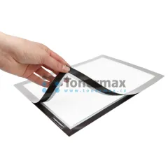 Samolepicí magnetický rámeček Magnetoplan Magnetofix A6 stříbrný, 2 ks