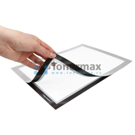 Samolepicí magnetický rámeček Magnetoplan Magnetofix A6 stříbrný, 2 ks