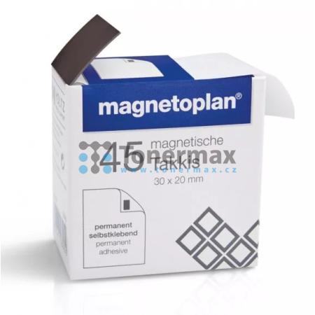 Samolepící magnety Magnetoplan Takkis 30x20 mm, 45 ks