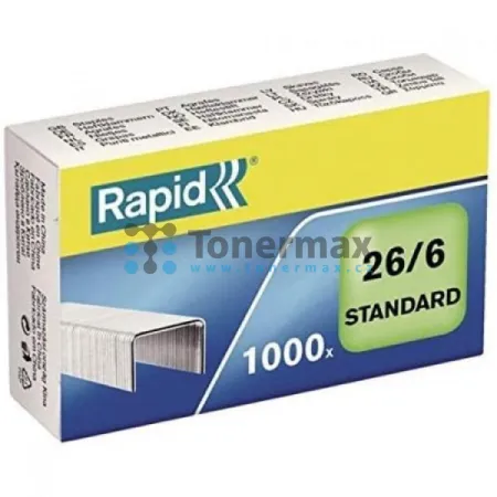 Sešívací spony Rapid 26/6, standard, 1000 ks