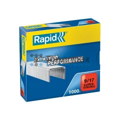 Sešívací spony Rapid 9/17, super strong, 1000 ks
