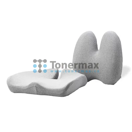 Set ergonomického podsedáku a bederní opěrky Powerton Ergo Cushy, šedý