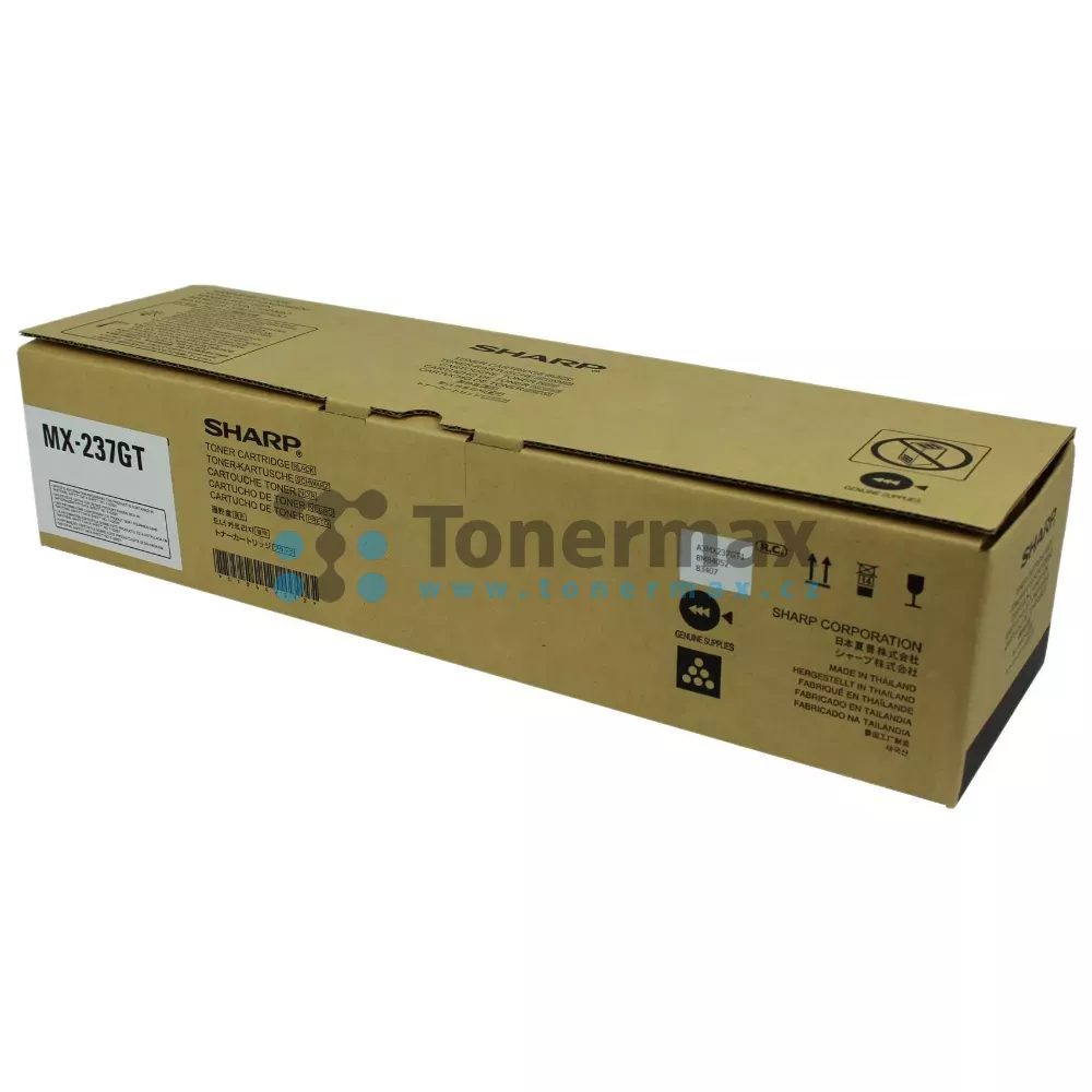 Toner Sharp MX-23GT-BA Original Noir 18000 Pages Haute Capacité