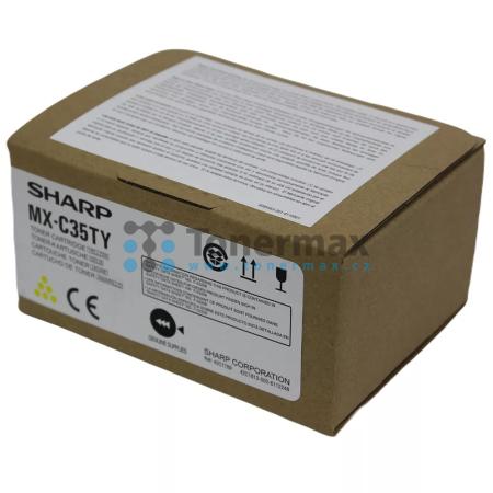 Sharp MX-C35TY, MXC35TY, originální toner pro tiskárny Sharp MX-C357F, MX-C407P