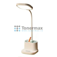 Stolní LED lampa Platinet PDL008 s integrovanou baterií, bílá