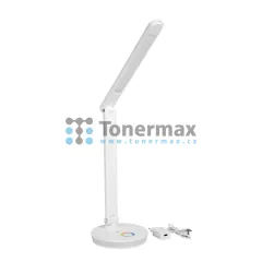 Stolní LED lampa Platinet PDL400RGBW s RGB podsvícením, bílá