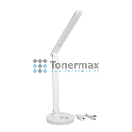 Stolní LED lampa Platinet PDL400RGBW s RGB podsvícením, bílá