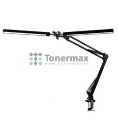 Stolní LED lampa Platinet PDLD20 Flexy s klipem a dvěma rameny, černá