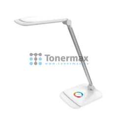Stolní LED lampa Platinet PDLQ60 s RGB podsvícením, bílá