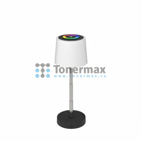 Stolní LED lampa Platinet PTL45RGB s RGB podsvícením a integrovanou baterií, černá