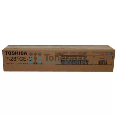 Toner Toshiba T-281CE-C, 6AK00000046, poškozený obal