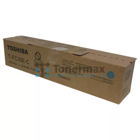 Toner Toshiba T-FC35E-C, 6AJ00000050, poškozený obal