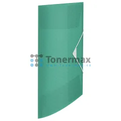 Tříchlopňové desky s gumičkou Esselte Colour Breeze A4, zelené