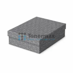 Úložný box Esselte Home M, nízký, šedý, set 3 ks