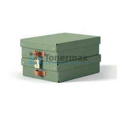 Úložný box Leitz Puro M, nízký, zelený, 2 ks