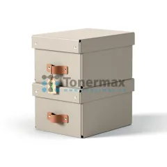 Úložný box Leitz Puro S, béžový, 2 ks