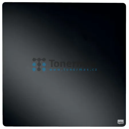 Univerzální magnetická poznámková tabule Nobo, 36x36 cm, černá