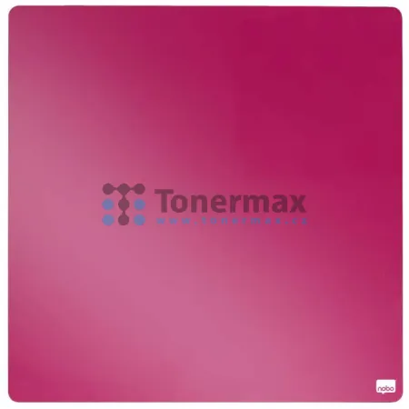 Univerzální magnetická poznámková tabule Nobo, 36x36 cm, růžová