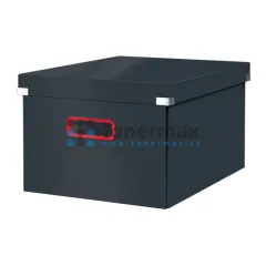 Univerzální úložná krabice Leitz Cosy Click & Store M, sametově šedá