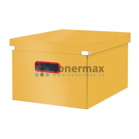 Univerzální úložná krabice Leitz Cosy Click & Store M, žlutá