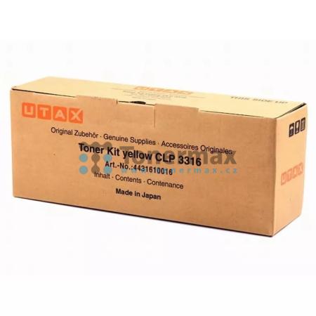 Utax 4431610016, originální toner pro tiskárny Utax CLP 3316, CLP3316, kompatibilní také s Triumph Adler CLP 4316, CLP4316