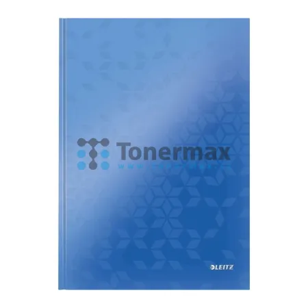 Zápisník Leitz Wow A4, linkovaný, 80 listů, 90 g/m2, modrý